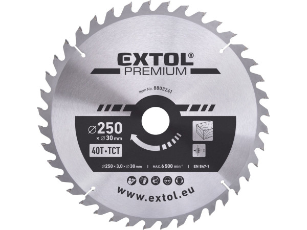 EXTOL Kotouč pil. 250x2,2x30mm 40z  SK