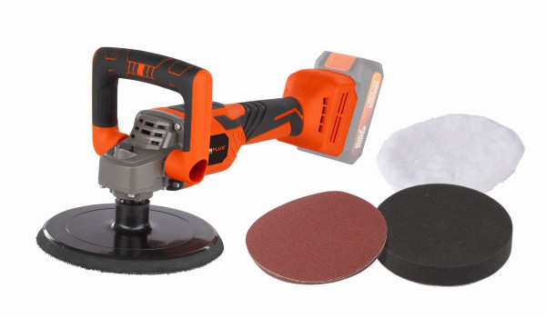 POWERPLUS Aku leštička 20V bezuhlíková 180mm LI-ION (bez AKU)
