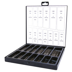 RUKO Sada vrtáků do kovu Terrax 130 dílů - kovový kufr