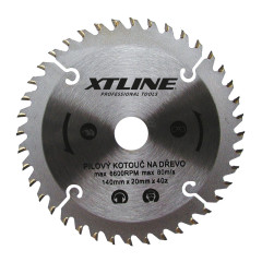 XTLINE Kotouč pilový s SK plátky - trapéz | 255x2,5x30 mm, 80 zubů