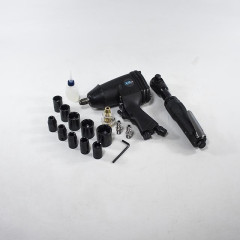 XTLINE Pneumatický utahovák + ráčna | 310 Nm, 1/2", 17 dílů