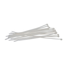 XTLINE Vázací pásky nylonové bílé | 400x4,8 mm, 1bal/50ks