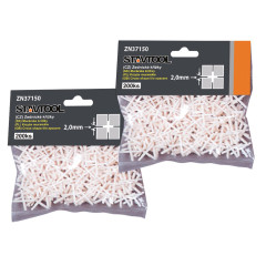 STAVTOOL Plastové křížky | 2,5 mm, 1bal/200ks