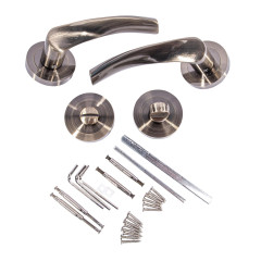 TRITOOLS Dveřní kování Atena (Etna) | rozeta nikl