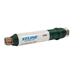 XTLINE STAVTOOL Vázací drát zelený PVC | 0,65 (0,55) mm x 30 m