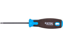 EXTOL PREMIUM šroubovák křížový PH SUPERGRIP, PH 0x75mm, CrV