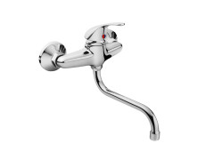 BALLETTO baterie umyvadlová/dřezová, 100mm, ram. 20cm, 35mm, chrom