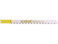 EXTOL PREMIUM plátky do přímočaré pily 5ks, 75x2,5mm, HCS