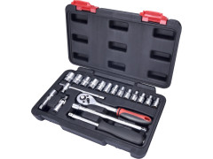 Sada nástrč.kl.1/4" 19-díl.