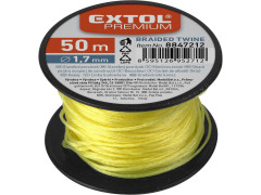 EXTOL PREMIUM provázek stavební, 1,7mm, 50m, žlutý