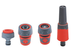 EXTOL PREMIUM hadicový set 4ks, pro 3/4" hadici