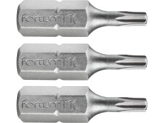 FORTUM hrot TORX, sada 3ks, T 10x25mm, S2