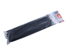 EXTOL PREMIUM pásky stahovací na kabely EXTRA, černé, 370x7,6mm, 50ks, nylon PA66