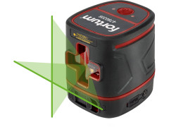 FORTUM laser zelený liniový křížový samonivelační