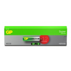 Baterie alkalická GP SUPER AA (LR6) 1,5V - 12ks
