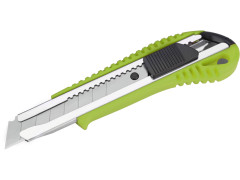 EXTOL CRAFT nůž ulamovací s kovovou výstuhou, 18mm Auto-lock