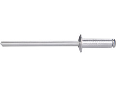 EXTOL Nýty trhací hliníkové sada 1000ks, O 3,2x9,6mm plochá hlava