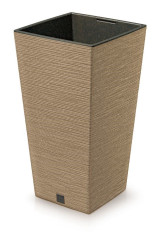 TMX Květináč FURU SQUARE ECO WOOD s vkladem 34,5cm naturo ECO