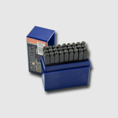 Razidla písmo 4mm do kovu