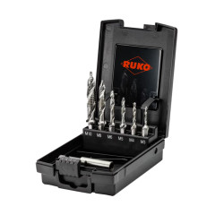 RUKO Sada kombinovaných závitníků FLOWSTEP HSS, M3-M10 6 dílů