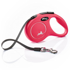 FLEXI Vodítko FLEXI Classic NEW L pásek 8m/50kg červená