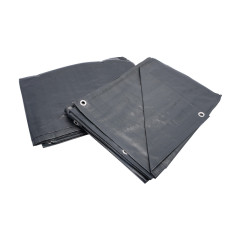 Zakrývací plachta zesílená PE s oky 200g/m2 | 4x5 m