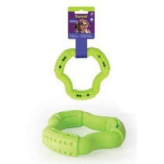 TOMMI Hračka pes Aroma Triangle pamlskovník, zelený 14,5cm