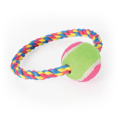 Bavlněný kruh s tenisákem 16cm