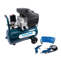 Kompresor olejový 1500 W, 24 l + příslušenství (náhrada za XT2002SET)