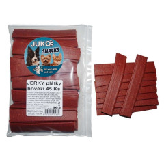 Jerky plátky Hovězí JUKO Snacks (45 ks)
