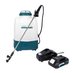 XTLine Aku zádový postřikovač 18 V + baterie 2.0 Ah + nabíječka 2.4 A