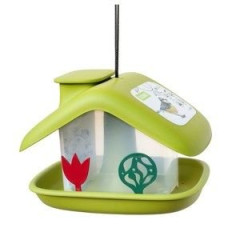 TMX Krmítko pro venkovní ptactvo Domek -zelené