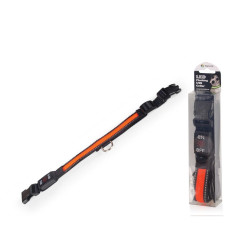 TOMMI LED obojek dobíjecí USB/vel.M 40-50cm/ oranžový