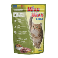 Miau Miau Miau Miau Cat kachní kapsa 100g