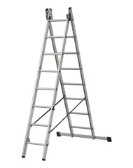 Žebřík Al un. 2d. 8př. 2,17/3,47m VHR H 2x8 nosnost 150kg ELKOP