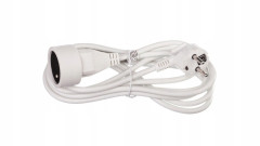 EMOS Prodlužovací kabel 3 m / 1 zásuvka / bílý / PVC / 1 mm2