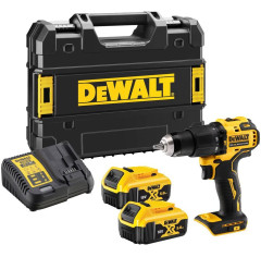 DeWALT Aku vr.šr.příkl. DCD709P2T-QW  2x5,0Ah -18V příklepová vrtačka