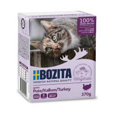 Bozita Cat kousky v želé s krůtím, tetrapak 370g