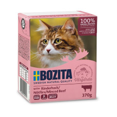 Bozita Cat kousky v želé s mletým hovězím, tetrapak 370g