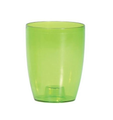 Květináč na orchidej COUBI ORCHID 13 cm -transparentní zelená