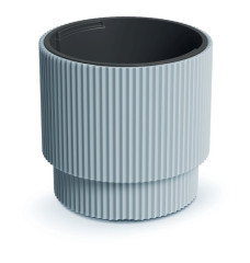 Květináč MILLY s vkladem 39,5cm světle šedá