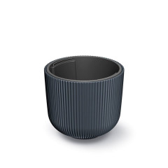 Květináč MILLY s vkladem 29,8cm antracit
