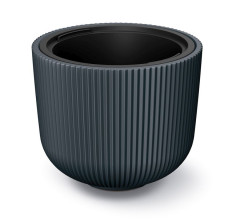 Květináč MILLY s vkladem 39,1 cm antracit
