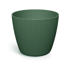 Květináč LAMIA 19,8cm tmavě zelená