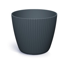 Květináč LAMIA 19,8cm antracit