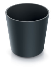 Květináč URBI ROUND s vkladem 25cm antracit