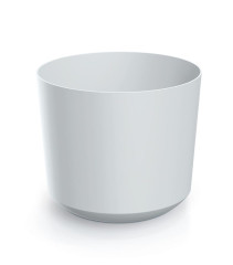 Květináč TUBO 17,8cm bílý