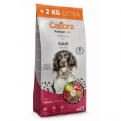 Calibra dog Premium Line Adult Beef 12+2kg