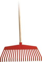 Hrábě švédské plast 21 prstů (bez násady)