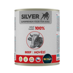 IRONpet Silver Dog Hovězí 100% masa, konzerva 800g